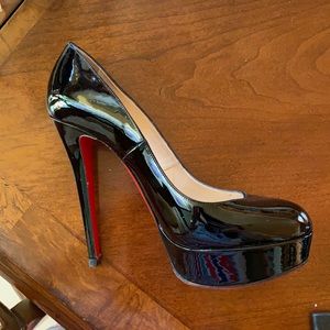 Hardly worn ; original Bianca Patent Louboutin